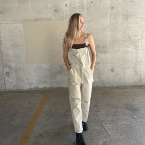 Cream Overalls